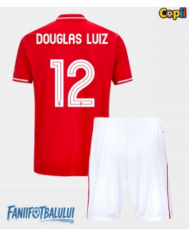 Nottingham Forest Douglas Luiz #12 Echipament de Fotbal Replică 2025-26 Copii Acasa (+ Șorturi)